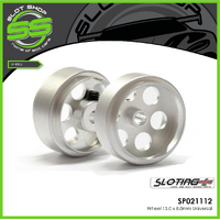 Sloting Plus SP021112 Duraluminium Wheels 3/32 (15.0 x 8.0mm)