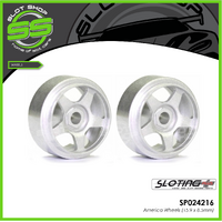 Sloting Plus SP024216 America Wheels (15.9 x 8.5mm)