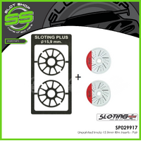 Sloting Plus SP029917 Unpainted Imola 15.9mm Rim Inserts - Pair