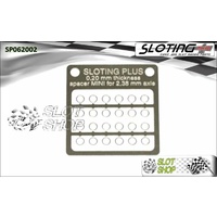 Sloting Plus SP062002 Mini Spacers for 3/32 Axle (0.20mm)