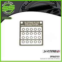 Sloting Plus SP062101 Spacers for 3/32 Axle (0.10mm)