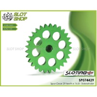 Sloting Plus SP074429 29 Tooth SIDEWINDER Axle Gear 16.8mm