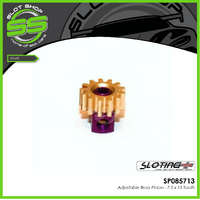 Sloting Plus SP085713 Adjustable Brass Pinion - 7.5 x 13 Tooth