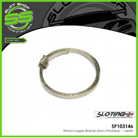 Sloting Plus SP103146 Tinned Copper Braid (0.35mm Thickness) - 1 Metre