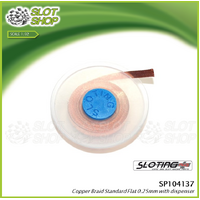 Sloting Plus SP104137 Copper Braid (0.25mm Thickness) - 2 Metre with dispenser