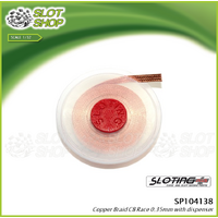 Sloting Plus SP104138 Copper Braid (0.35mm Thickness) - 2 Metre with dispenser
