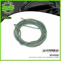 Sloting Plus SP107031 Green Silicon Cable (1.5mm Diameter) - 2 Metres