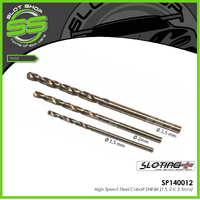 Sloting Plus 140012 High Speed Steel Cobalt Drill Bit (1.5, 2.0, 2.5mm)