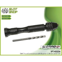 Sloting Plus SP143226 Drill Chuck Screwdriver with Reamer 2.38mm (3/32”) Kit 