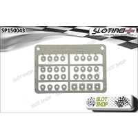 Sloting Plus SP150043 Chassis and Motor Support Washer (Oval)