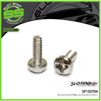Sloting Plus SP153704 Round Head Phillips Screws (M2 x 4mm)