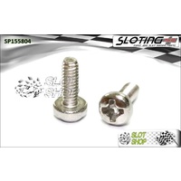 Sloting Plus SP155804 Round Head Phillips Screws (M2.5 x 4mm)