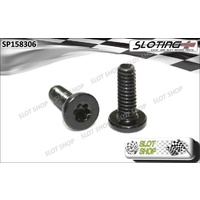 Sloting Plus SP158306 Flat Head T6 Torx Screws (M2 x 6mm)