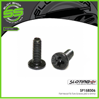 Sloting Plus SP158306 Flat Head T6 Torx Screws (M2 x 6mm)