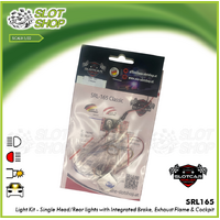 SRL165 Classic Light Kit - Single Head/Rear lights with Brake, Exhaust Flame & Cockpit 