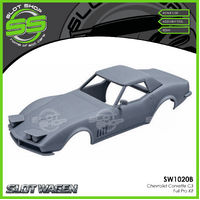 Slotwagen SW1020 Chevrolet Corvette C3 #12 - Blue – Full Pro Kit