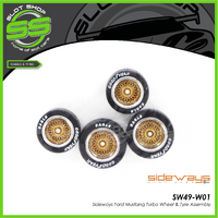 Sideways SW49-W01 Ford Mustang Turbo Wheel & Tyre Assembly - Set