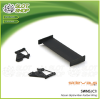 Sideways SWNS/C1 Nissan Skyline Rear Rubber Wing 