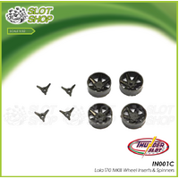 Thunderslot IN001C Lola T70 MKIII Wheel Inserts & Spinners
