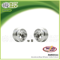 Thunderslot RMR003AL Aluminium Rear Wheels 15.85 x 9.5mm