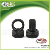 Thunderslot TYC001FR Classic Treaded Front Tyres 18 x 9mm 