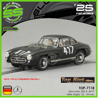 Top Slot TOP-7118 Mercedes 300SL #417 - Millie Miglia '55 - Winner