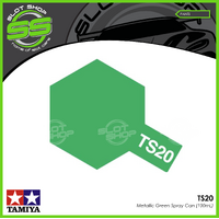 Tamiya TS20 Metallic Green Spray Can (100mL)