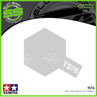 Tamiya TS76 Mica Silver Spray Can (100mL)