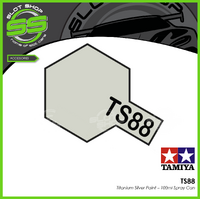 Tamiya TS88 Titanium Silver Paint - Spray Can (100mL)