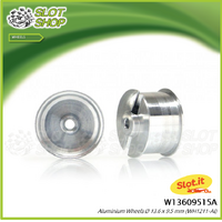 Slot.It W13609515A 13.6mm x 9.5mm Aluminium Wheels - Pair