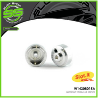 Slot.it W14308015A Aluminium Hubs (14.3 x 8mm)
