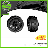 Slot.It W15808215-3D 15.8mm x 8.2mm x 1.5mm Ultra-Light Rims - Pair