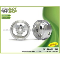 Slot.it W15808215M Magnesium Wheels 15.8 x 8.2 x 1.5 