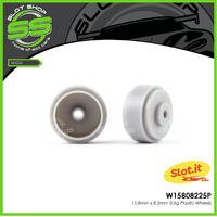 Slot.it W15808225P 15.8 x 8.2, 0.6gr Plastic Wheels
