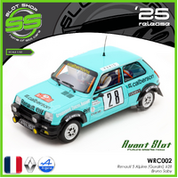 Avant Slot WRC002 Renault 5 Alpine (Gordini) #28 - Bruno Saby